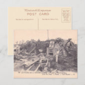 Replica Vintage resterend in veldhospitaal Briefkaart (Voorkant / Achterkant)