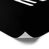 Replicat Funny Replicated Cat Pun Dark BG Poster (Hoek)