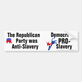 Replublicans anti-slavernij bumpersticker