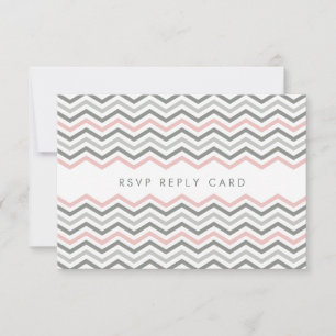 REPLY CARD : chevron1 2 RSVP Kaartje