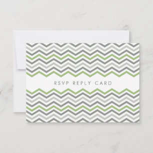 REPLY CARD : chevron1 4 RSVP Kaartje