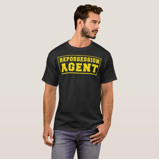 Repo-agent in bezit t-shirt (Voorkant volledig)