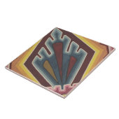 Repo  Encaustisch kleurrijk Geometrische Tegel Tegeltje (Zijkant)