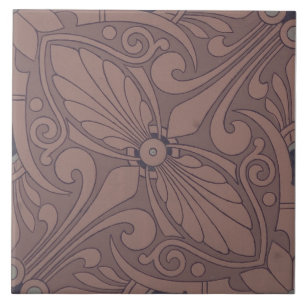 Repo  geometrische antenne Griekse Terracotta T Tegeltje