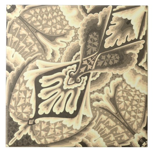 Repo  geometrische heilpalen tegeltje (Voorkant)