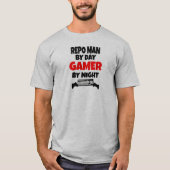 Repo Man speelt graag videogames T-shirt (Voorkant)
