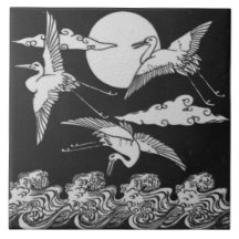 Repo  Minton Black en White English Tile