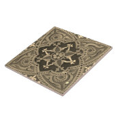 Repo Portugese flora patroontegel Tegeltje (Zijkant)