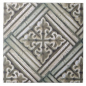 Repo Spaanse maure Floral Pattern Faux relief Ti Tegeltje (Voorkant)