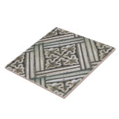 Repo Spaanse maure Floral Pattern Faux relief Ti Tegeltje (Zijkant)