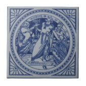 Repo Victoriaans Minton Tile Shakespeare Tegeltje (Voorkant)
