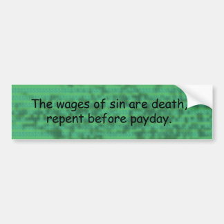 Repo vóór betaaldag - Bumpersticker