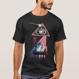  repolengevangenschap US Vlaggenstaat Vrij. T-shirt