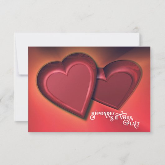 Répondez silvous Plait RSVP Kaartje (Voorkant)