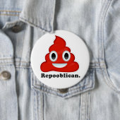 Repooblican Emoji Ronde Button 4,0 Cm (In situ)