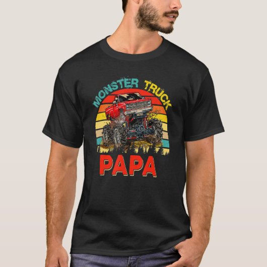 repoproester Truck Papa driver Vader T-shirt (Voorkant)