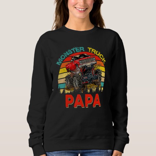 repoproester Truck Papa driver Vader Trui (Voorkant)