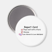 Report Kaart Magneet (Voorkant / Achterkant)