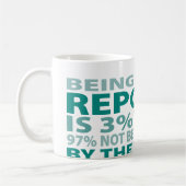 Reporter 3% Talent Koffiemok (Links)