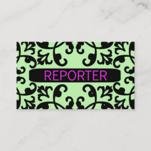 Reporter Damask Visitekaartje