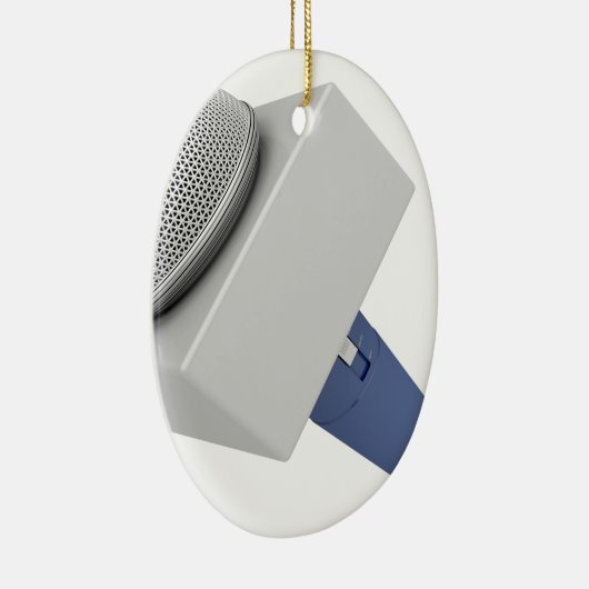 Reporter-microfoon Keramisch Ornament (Rechts)