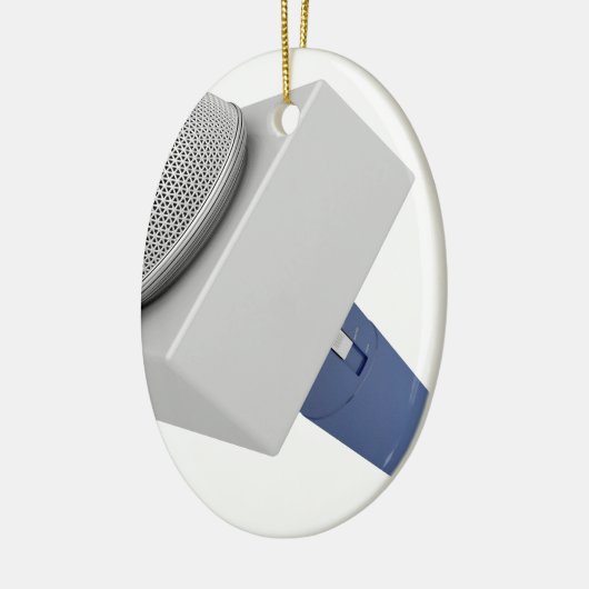 Reporter-microfoon Keramisch Ornament (Links)