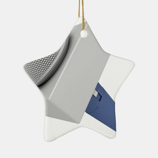 Reporter-microfoon Keramisch Ornament (Rechts)