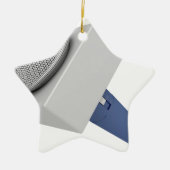 Reporter-microfoon Keramisch Ornament (Voorkant)