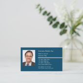 Repo's verzekeringsmaatschappij visitekaartje (Staand voorkant)