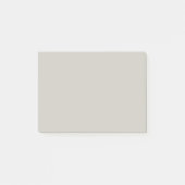 Repose Grijs Effen Kleur Post-it® Notes (Voorkant)