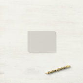 Repose Grijs Effen Kleur Post-it® Notes (Op bureau)