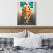 REPOSE Meisje met Skateboard Canvas Art Afdruk (Insitu (Slaapkamer))