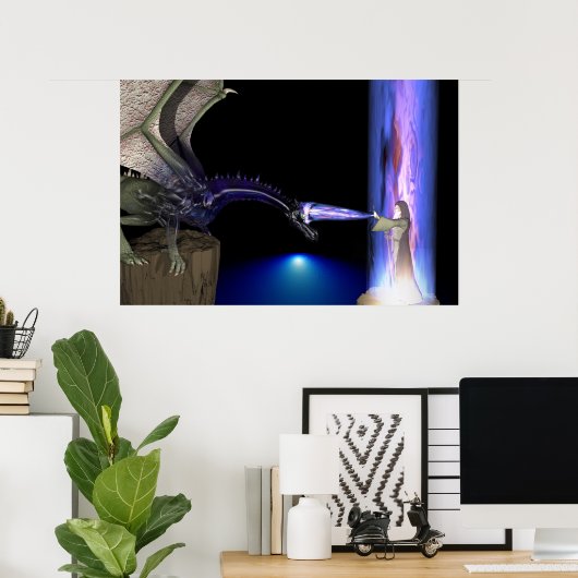 Repost Dragon Tamer Poster (Thuiskantoor)