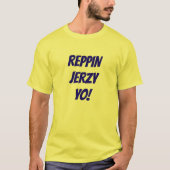 Reppin Jerzy Yo Mannen T-shirt (Voorkant)