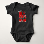 Reppin Ole Forth Ward Grappig Atlanta Gift Romper (Voorkant)