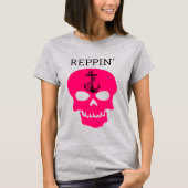 Reppin' the East Coast skull Lighthouse Route T-Sh T-shirt (Voorkant)