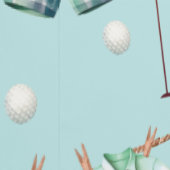 reppy Kleine Golfer Waslijn op lichtblauw Behang (Zoom)