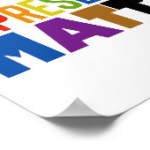 Representatie is Belangrijk Regenboog Diversiteit Poster (Hoek)