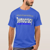 Representatieve democratie t-shirt (Voorkant)