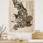 Representatieve kaart van het Engels Football Poster (Keuken)