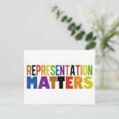 Representation Matters Rainbow Diversity Briefkaart (Staand voorkant)