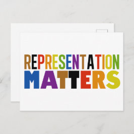 Representation Matters Rainbow Diversity Briefkaart