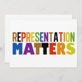 Representation Matters Rainbow Diversity Card (Voorkant / Achterkant)