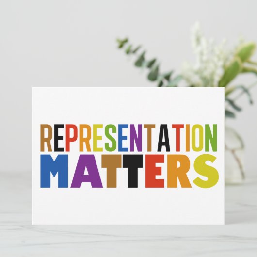 Representation Matters Regenboog Diversiteitskaart (Staand voorkant)