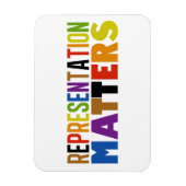 Representation Matters Regenboog Diversiteitskaart Magneet (Verticaal)