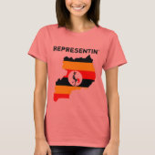 Representin' Uganda T-shirt (Voorkant)