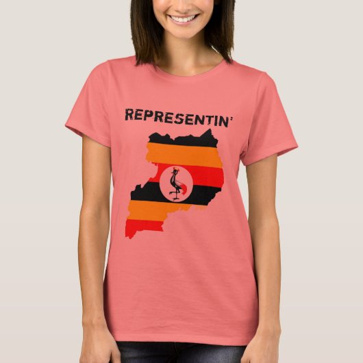 Representin' Uganda T-shirt (Voorkant)