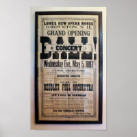 Repro 1897 letterpress theaterbreedband