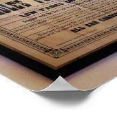 Repro 1897 letterpress theaterbreedband poster (Hoek)