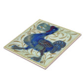 Repro Antiek Whimsical Rare De Morgan Dodo Bird Tegeltje (Zijkant)